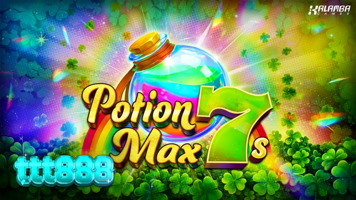 Tampilan visual slot Potion Max 7s dengan tema Irlandia dan simbol klasik